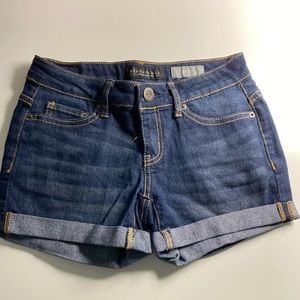 Aeropostale Mid Rise Jean Shorts